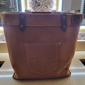 Ralph Lauren RRL Ranch Suede Tote